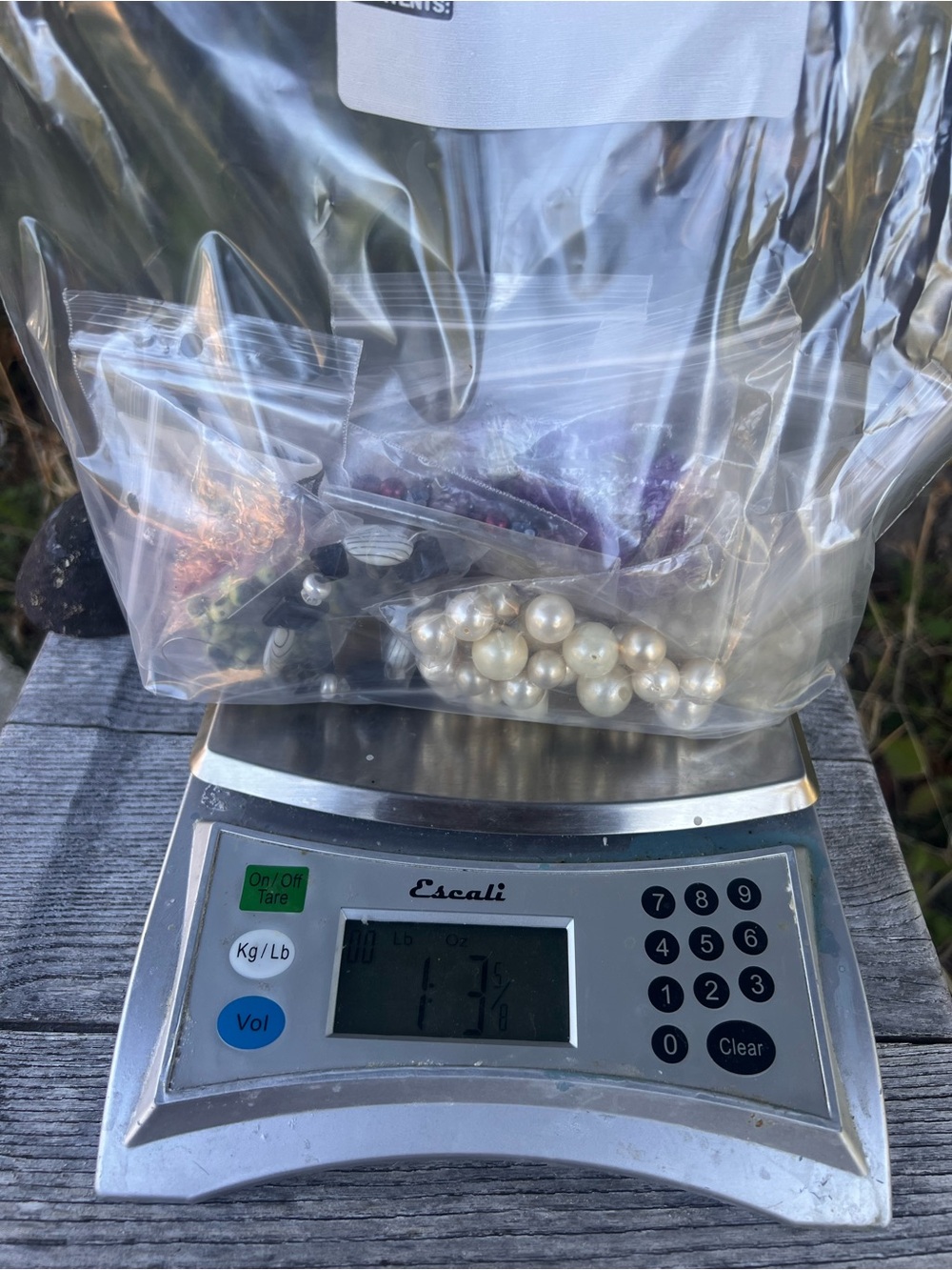 1 Pound and 3oz of Crafting Jewelry Beads.